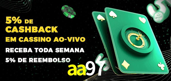 Promoções do cassino ao Vivo aa97